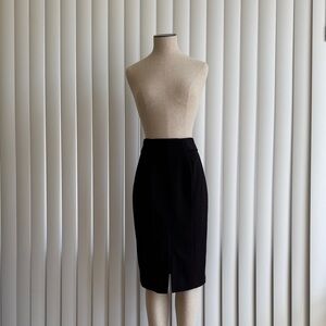 Mango Black Pencil Skirt